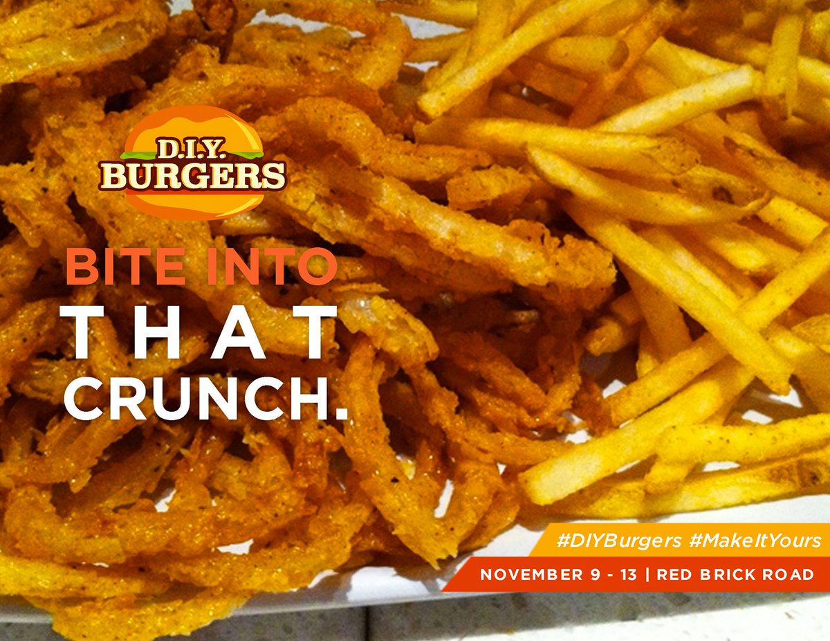 DIYBurgerBabes's tweet photo. Bite into the crunch of DIY Burgers' crispy goodness! #DIYBurgers #MakeItYourOwn https://t.co/E3zsmVStNi
