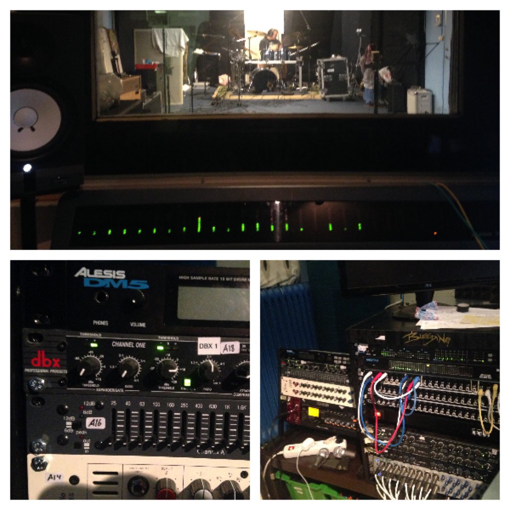 bleedingstudio's tweet image. Recorded drums with Chaosphere a few days ago.