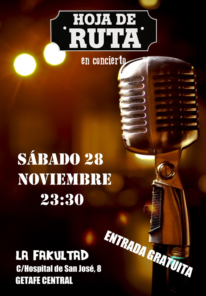 HojadeRutaRock's tweet photo. ¡Nuestro próximo concierto es en #Getafe!

¡No te lo pierdas!
#Protagonistas https://t.co/APye6W1eYV