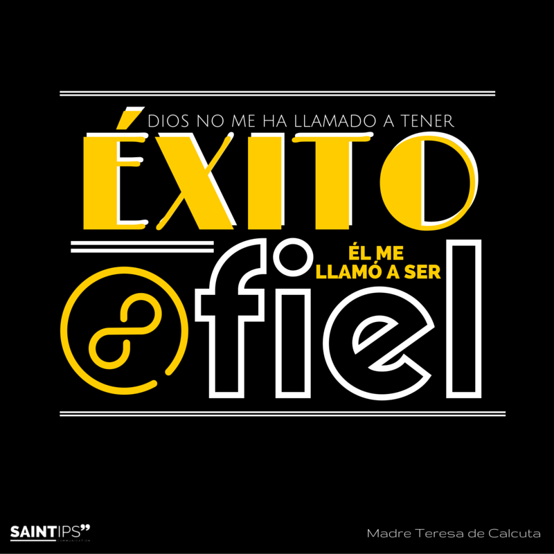 opusdei_es's tweet photo. Dios no me ha llamado a tener éxito, Él me llamó a ser Fiel. 
- Beata Teresa de Calcuta (vía @saintipss) https://t.co/i7jaQKLzcW