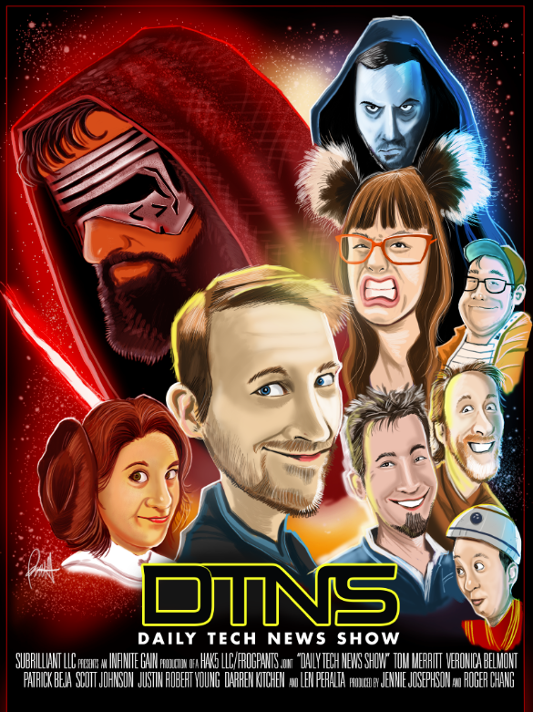 LenPeralta's tweet photo. Put the finishing touches on the #DTNS Year 2 poster. All that’s left is the credits! Want one? More info soon! https://t.co/ET8d7NRWA1