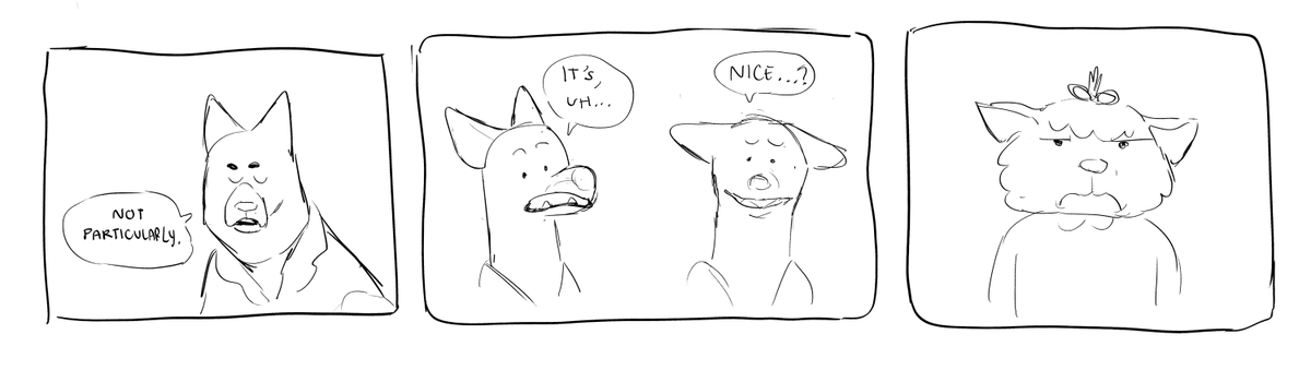 Here's another little comic I did about dog people 