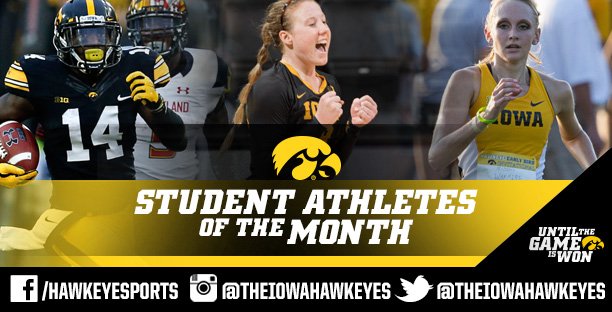 IowaXC_TF's tweet photo. You might see a familiar face in October's Student-Athlete of the Month honorees #Hawkeyes https://t.co/XA9xtlH5Qg https://t.co/5kwKm1uVk3