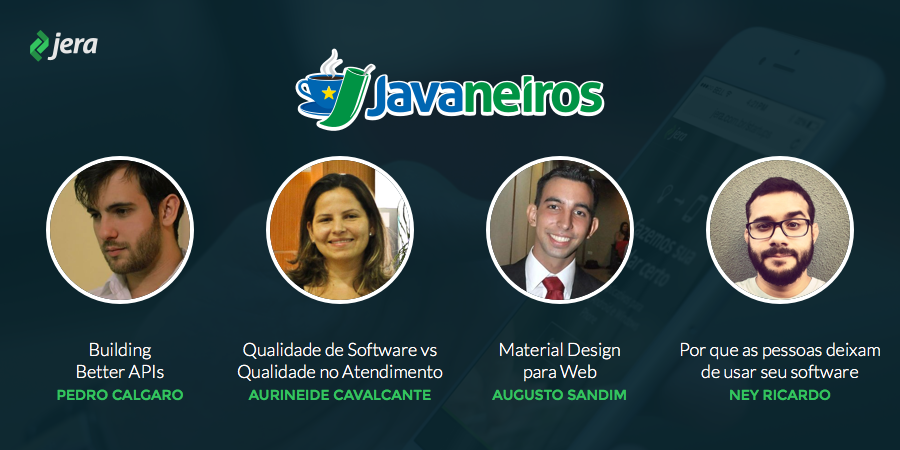 jerasoftware's tweet photo. Estaremos palestrando no Javaneiros 2015 nesse final de semana! Já fez sua inscrição? https://t.co/uz0F98nuCY https://t.co/F1hRFNceCM