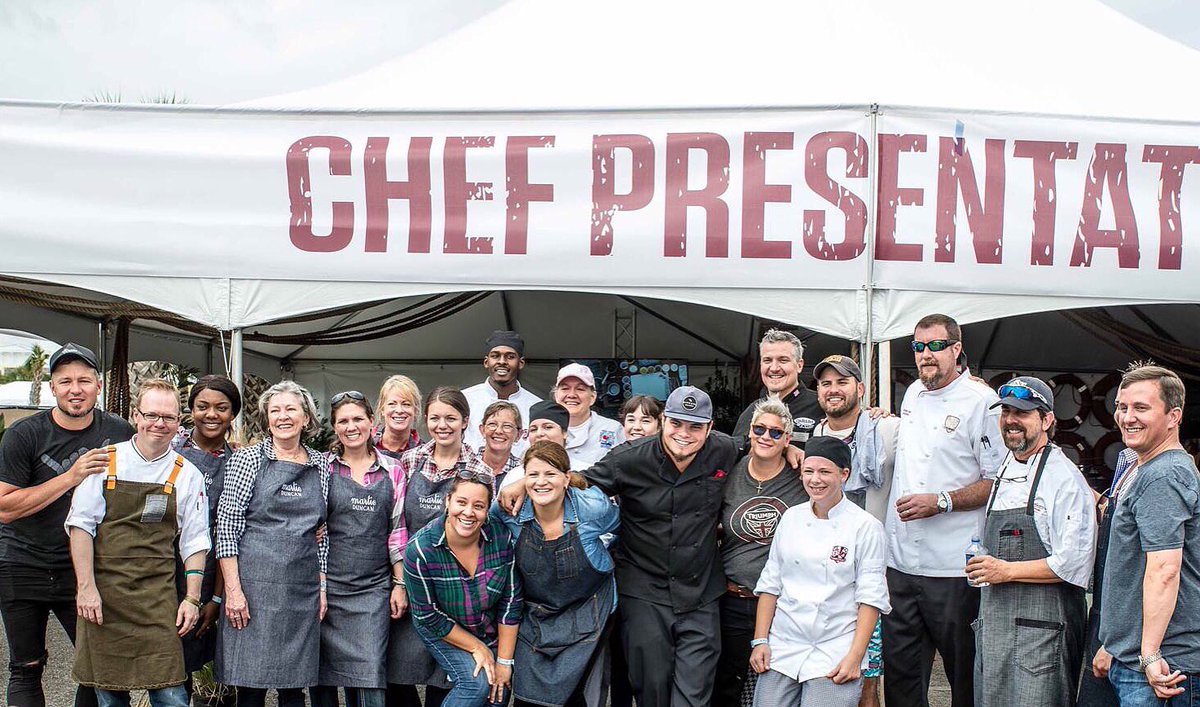 hangoutcookoff's tweet photo. What a weekend and what a crew! Thanks to everyone who came to the tasty event. Have photos? Tag #OCO2015 https://t.co/OeL7dVeknj