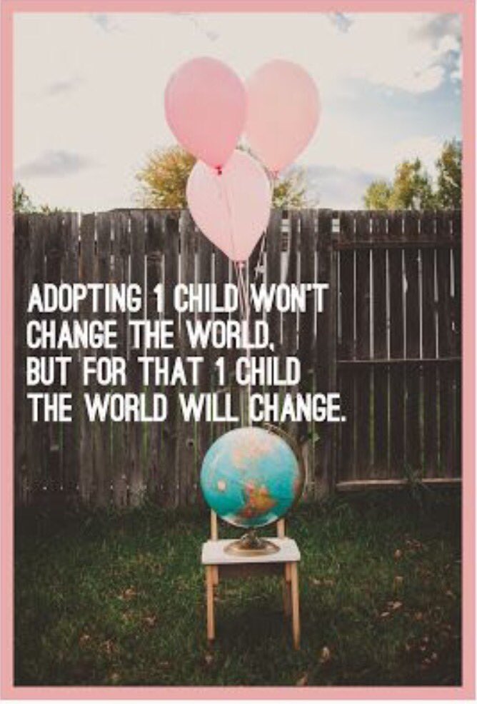 CouriShep's tweet photo. Happy #worldadoptionday ☺️ What an awesome day to celebrate and think about the beauty of adoption. #ephesians1:5 https://t.co/KUkbue4FnW