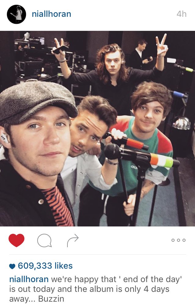 HStyles_HStyles's tweet photo. Niall's IG Post.
'end of the day' #4DaysTillMITAM thanks for the selfie Niall. x https://t.co/vG7XTyq6Lm