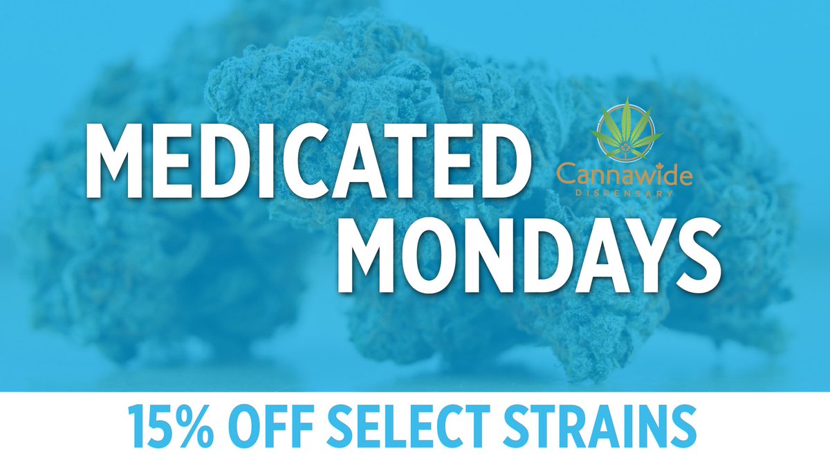 It's #MedicatedMonday!! Stop by our #Toronto #KensingtonMarket and #Vancouver #West4thAve locations, open till 8 pm.