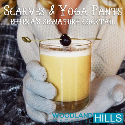 Check out this delightfully cozy craft cocktail from <a href="/Eureka_WH/">EurekaWoodlandHills</a> → bit.ly/1MCec7j  #woodlandhills
