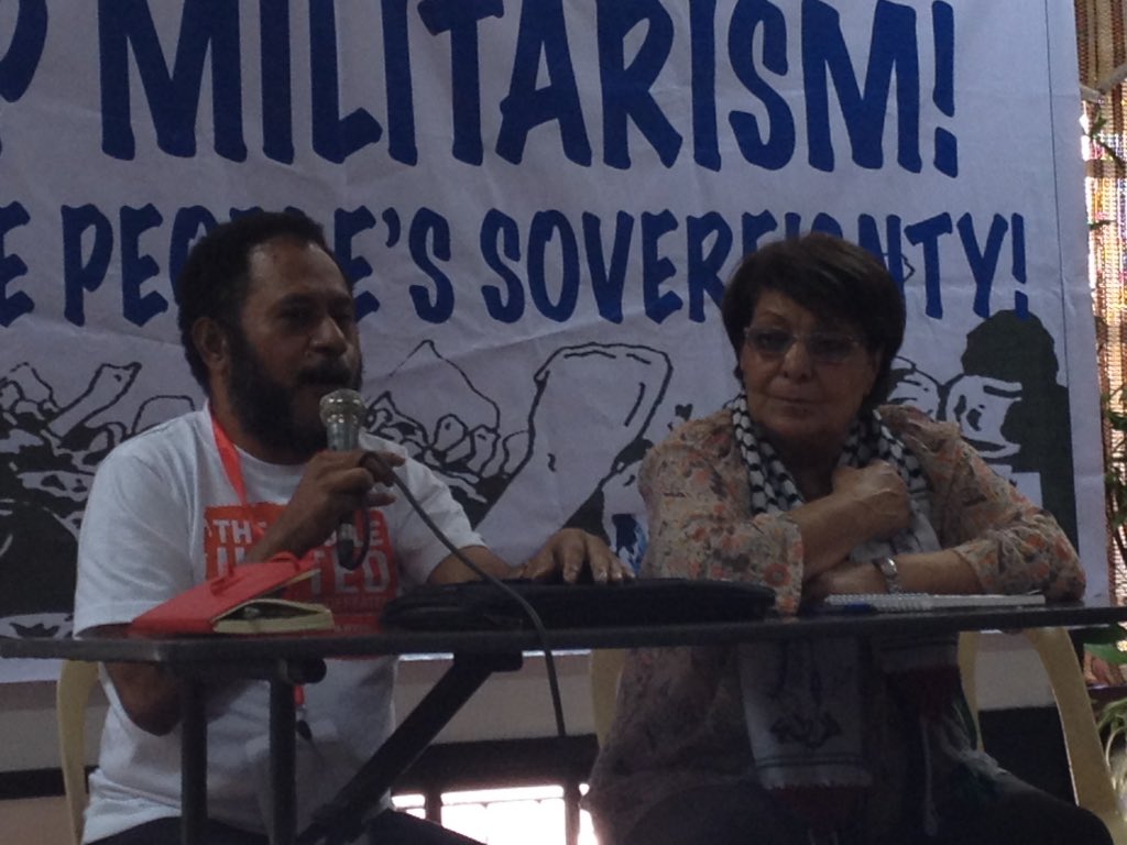 avakatale's tweet photo. Palestinian & west Papua resistance & struggle for liberation #ifprs2015 @IbonInternatl https://t.co/7rifUyLfPU https://t.co/Vx4vjCSCfR