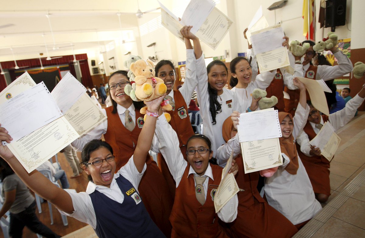 Thesun On Twitter Sk Assunta 2 Students Overjoyed After Scoring 5as In The Upsr National Exams Sunpix By Asyraf Rasid Https T Co Bg91i12lhj Twitter