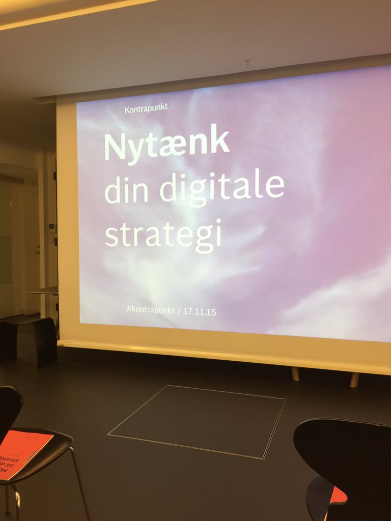 Balstrup's tweet photo. Nytænk din digitale strategi. Morgenkaffe og food for thought hos #kontrapunkt https://t.co/SyNqjy7N3C