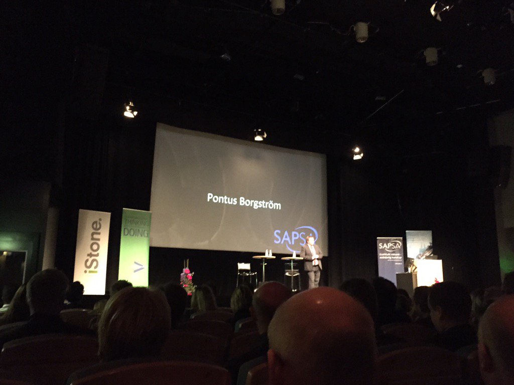 SAPSASWE's tweet photo. @PBorgstrom från SAPSA styrelse startar IMPULS #IMPULS2015 https://t.co/taOxjjhIQ0