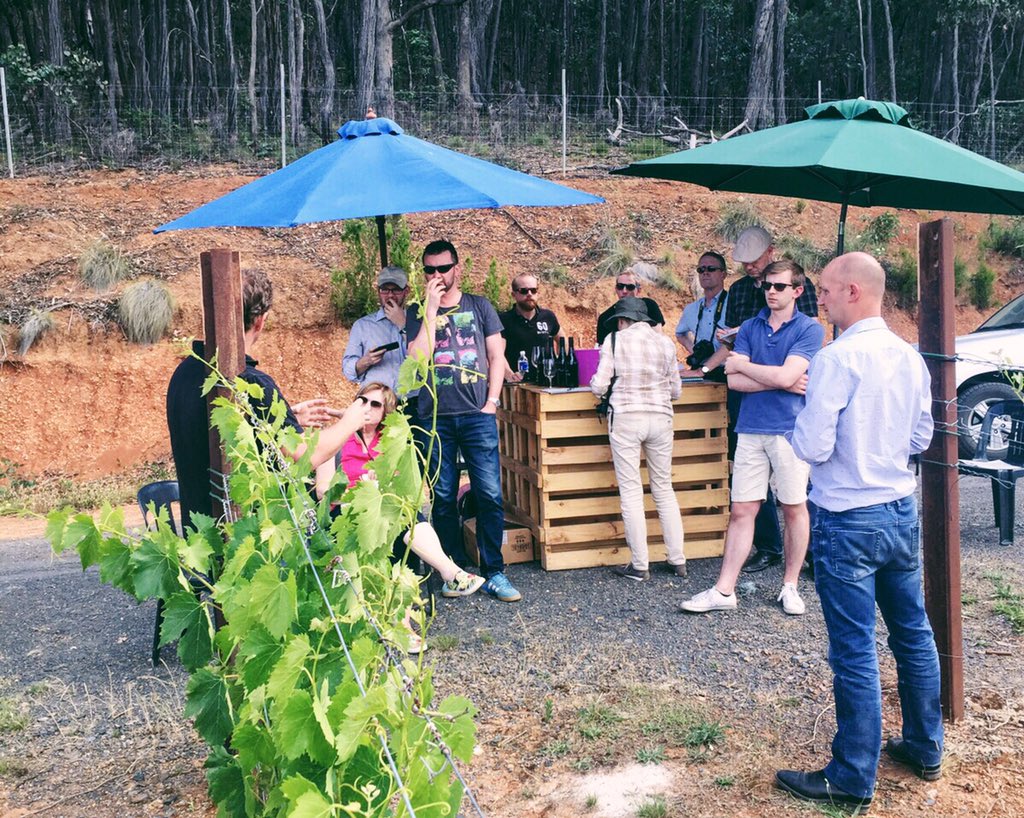 Game of Bocce at <a href="/dalzottowines/">Dal Zotto Wines</a> along with Prosecco tasting in the King Valley with UK/Europe media #aussiewine