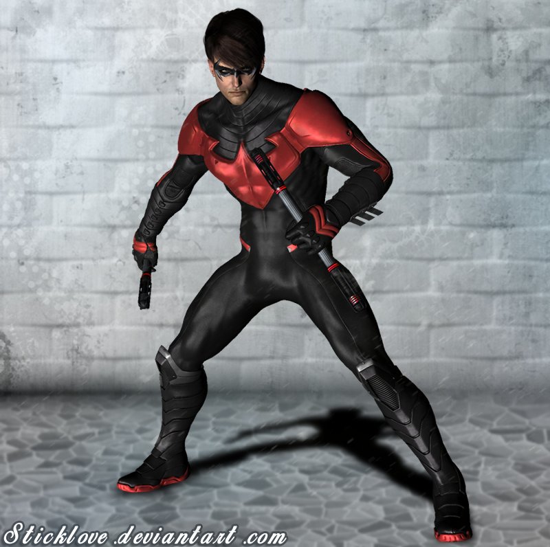 Nightwing Suit V3.0 (Janet Van Dyne design, Stark tech upgrades)...