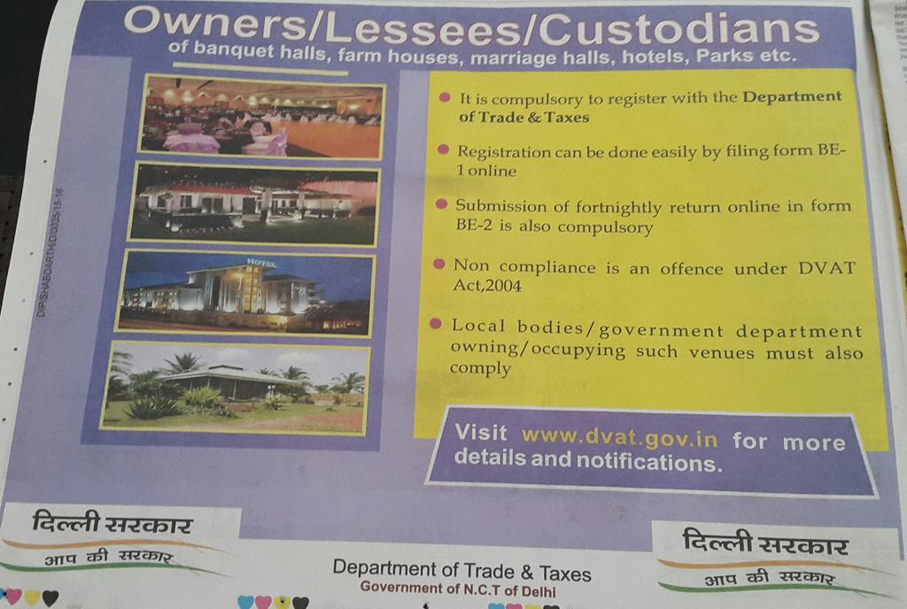 Commissioner VAT Del tweet media