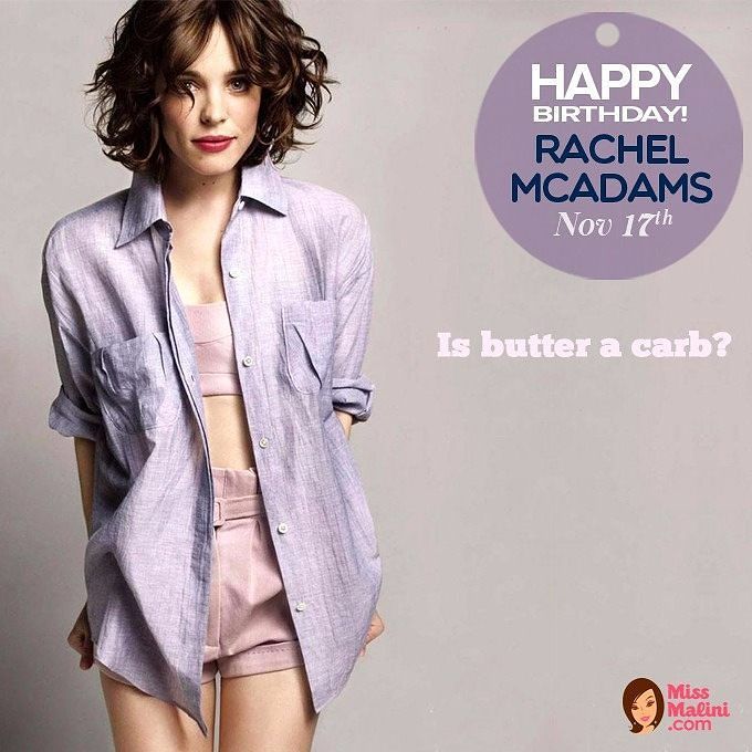 Happy birthday Rachel McAdams!  