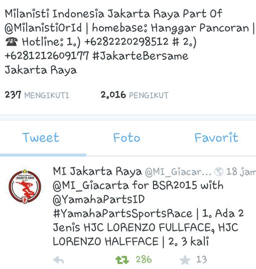 Angels tolong dibantu yuk . Retweet tweet terakhir <a href="/MI_Giacarta/">MI Jakarta Raya</a> 👇
Grazie 😊😊