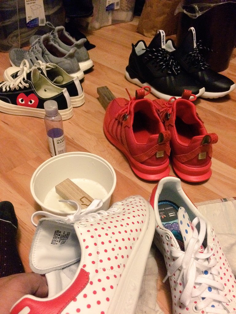 arawring's tweet image. Cleaning off the past week's rotation 👟 #weeklyduties