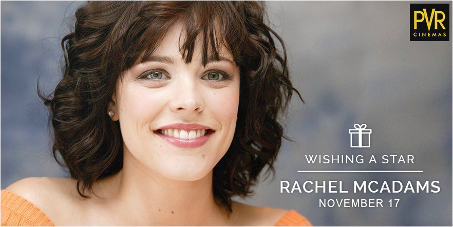 Today we celebrate the birthday of Canadian actress Rachel McAdams. We wish her a very happy birthday.  