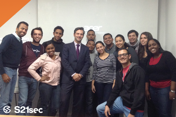 S21sec's tweet image. Nuestros alumnos del primer ciclo del master presencial de #ciberseguridad de este año. @Nextibs #S21sec