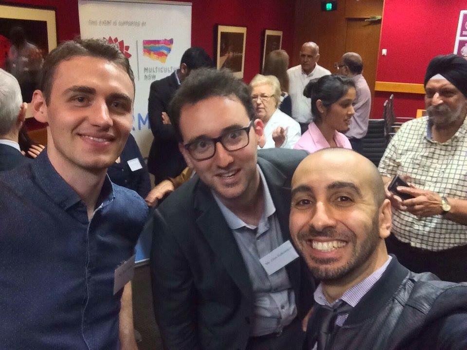 GlenFalkenstein's tweet photo. #youthpowr #yp2015 spoke to Australian #interfaith and #multicultural leaders in Parliament today - happy snaps 1/2 https://t.co/LkN3UJXFH6