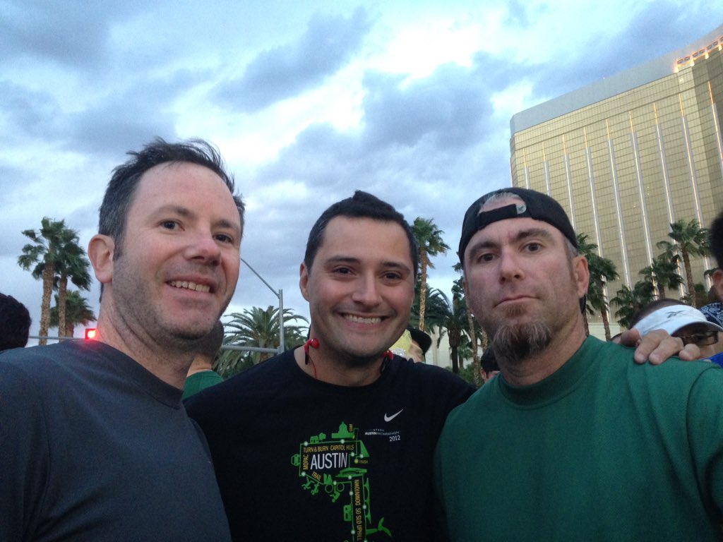 miketoole's tweet photo. @miketoole I also ran a half marathon with @AA_word and @WJRickman. It was fun. https://t.co/l7s25vWF2P