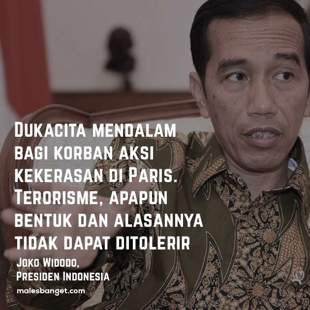 malesbanget's tweet image. [QUOTES] Pemimpin Negara Untuk Paris bit.ly/1QpSha8