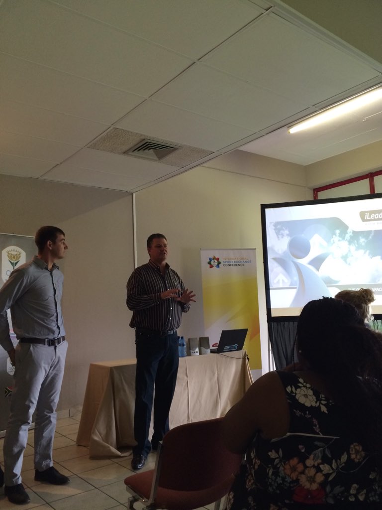 iLEAD_et_al's tweet photo. CEO of @Titans_Cricket Jacques  Faul with iLead CEO Elicus Marais #ISECE #iLeadSA #BeLegendary #BeTitans https://t.co/hSceix3gOB
