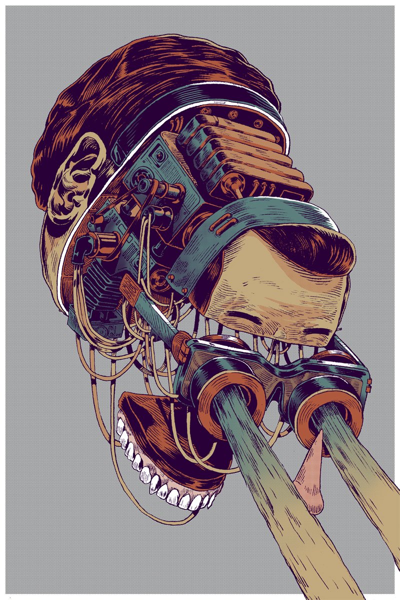 Atelierkochi アトリエコチ A Twitter メキシコのアーティストsmitheのpopな機械人間イラストがかっこいい しかも巨大 T Co R8ggqaqt0v T Co Sgt4kgucc4 T Co Qnapp8x1bt