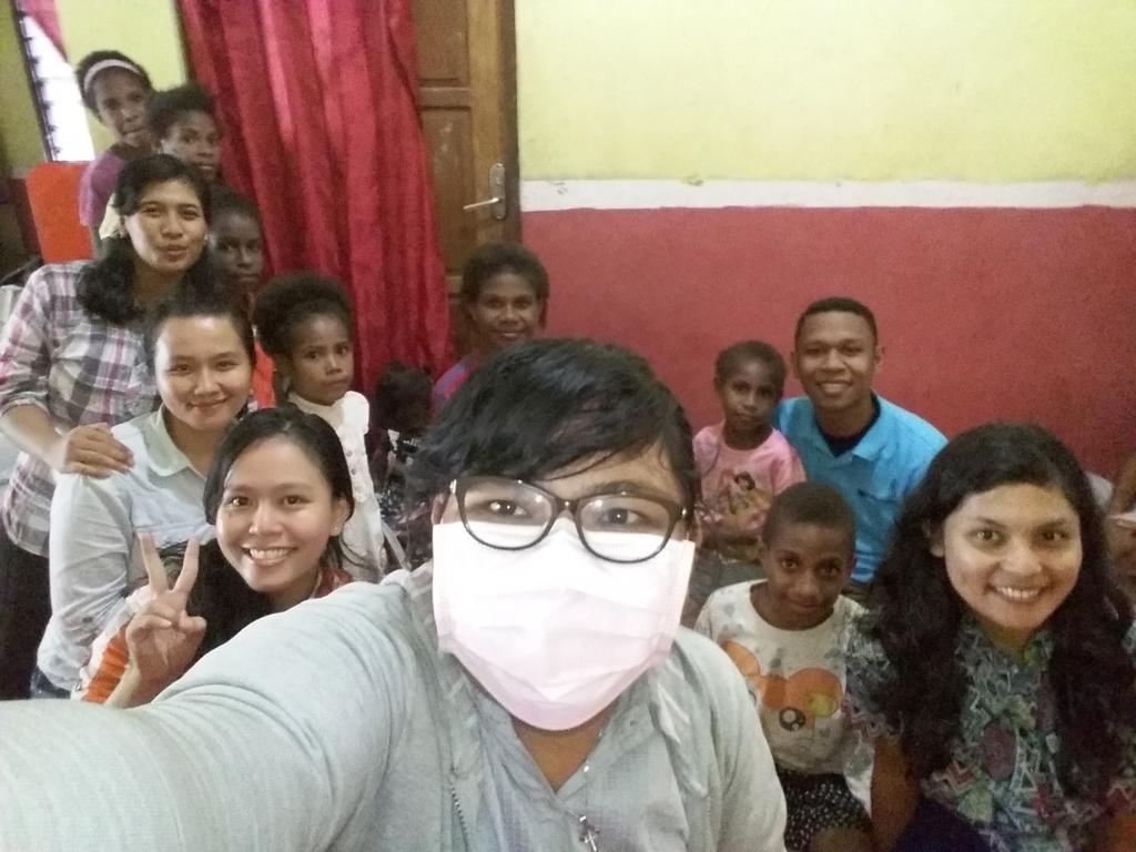 Tersenyum bersama Mereka😇 # KMP #PantiAsuhanSayapKasih_KampungHarapan