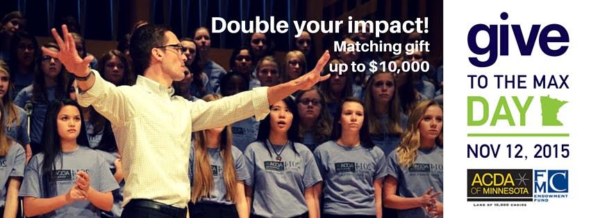 "It’s a child’s face lighting up when they first experience a choral concert." #GTMD15 #makeadifference