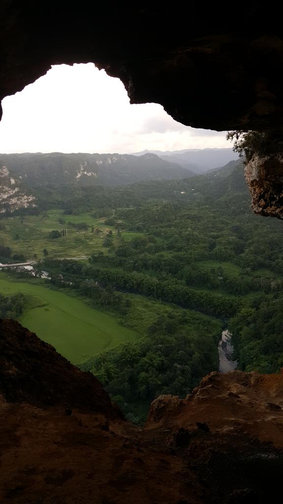 P1L0T's tweet photo. View from a #cave 680ft up! #windowCave #caves #cavern #spelunking #arecibo #puertoRico #cuevaVentana #adventure https://t.co/LyaBCf846X