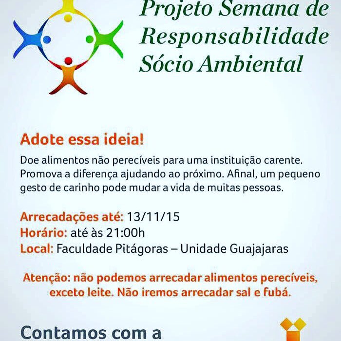SormaniJangola's tweet photo. Faça sua parte! Eu estou fazendo a minha ! #estudantesolidário #faculdadepitagoras https://t.co/PFusmtfCYt