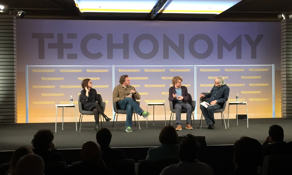 techonomy's tweet image. Hunger, Health &amp;amp; Future of Food w @thisischristina @MITCityFARM&apos;s @calebgrowsfood @drewpurves #Techonomy15