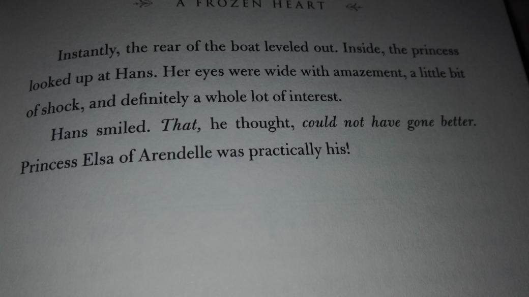 The5thSpirit's tweet photo. Pobre iluso, ojalá xDDD ❄💙👸#afrozenheart #frozen #helsa #frozenbook #elizabethrudnick #love #otp #book https://t.co/bvdznDsFXm
