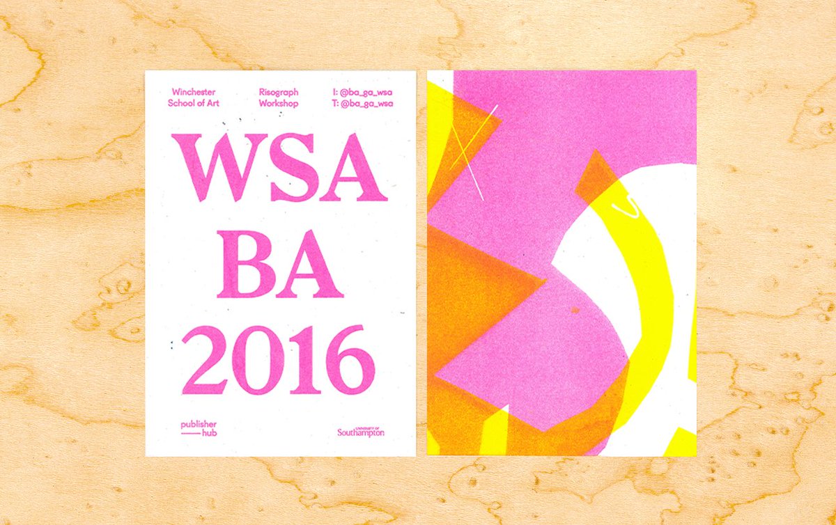 fourmcreative's tweet image. Here's some work we did for @winchesterart's #OpenDay last weekend. #Risotherapy in @ba_ga_wsa's @PublisherHubWSA