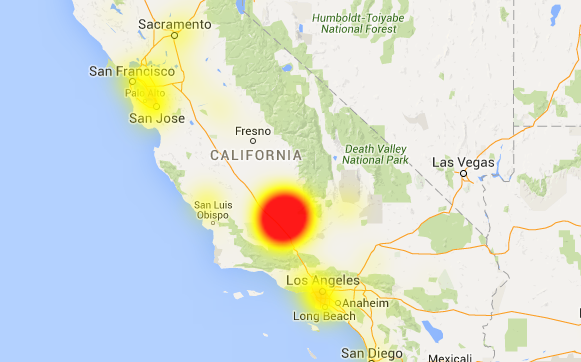 KGETnews's tweet photo. #Breaking  AT&amp;T customers reporting they can't make or receive phone calls in Bakersfield. https://t.co/l04X1bdOn2