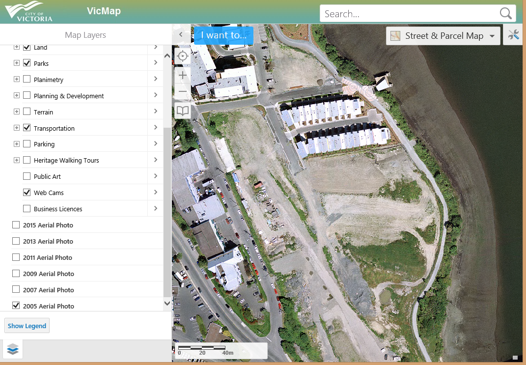 CityOfVictoria's tweet photo. Wouldn't it be nice to compare aerial views of #YYJ from 2005 & 2015? Now you can. #VicMap https://t.co/g04xTXeZ0V https://t.co/vFNCz1emsU