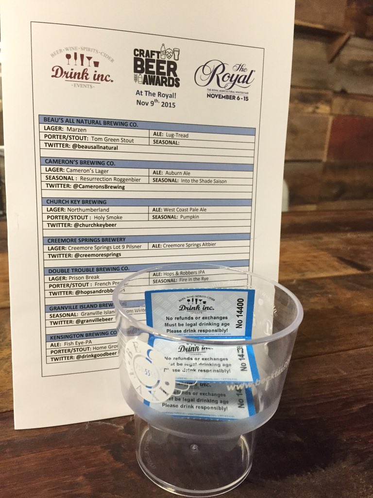 THERAWF's tweet photo. Stop by the #hitchingring for your sample cup & 5 #beer tickets. #ItHasBegun https://t.co/aP5dV1JRCn