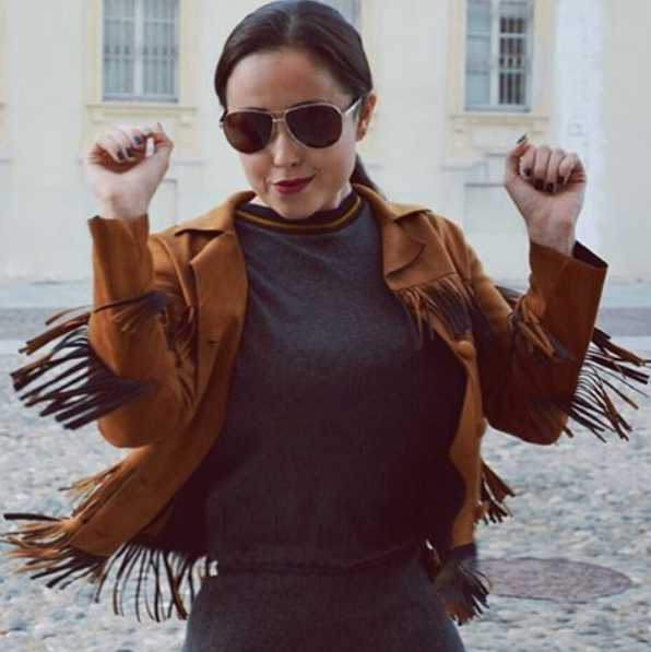 Glamour Italia contributor <a href="/jeehneumann/">Jeeh Neumann</a> shakes it up in our Saddle Up jacket 👏 Tap Link! shopraga.com/collections/wh…