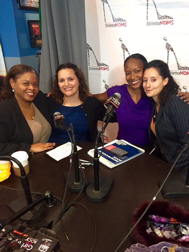 StilettoMoms's tweet photo. Rich discussion with beautiful #Latinas about #diversity #politics #Election2016 on @WLVSRadio #Hispanic #OWYP https://t.co/uYpDJIip3A