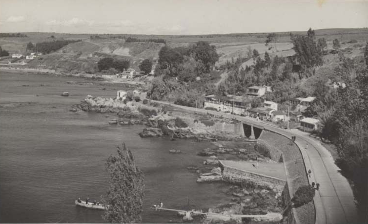 El sector del Club de Yates Higuerillas en Concón, año 1949