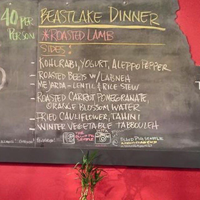 #Beastlake dinner series #2 about to set off. We have a few spots left! Come on down!! #lamb #middleeastern
