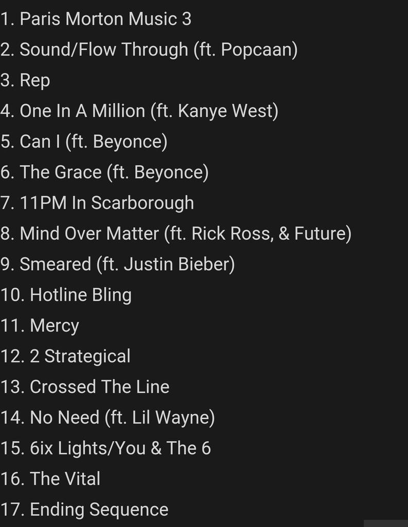 drake views from the 6 album playlist drake views from the 6 album playlist