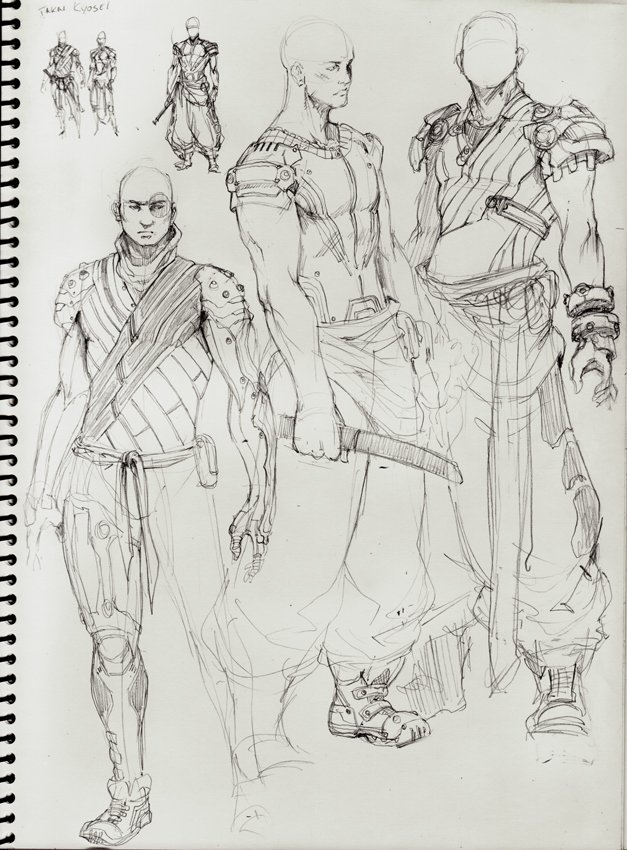 Ichido concept commission sketches 2011 