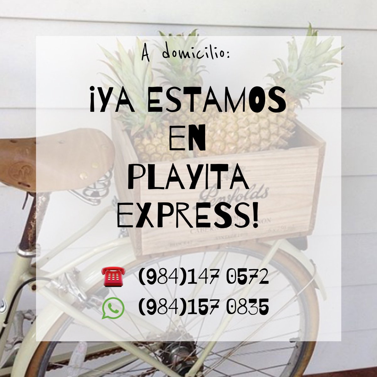 bioOrganicos's tweet photo. ¡Buenos días! ¿Antojo de comida rica y saludable? Entregamos a domicilio gracias a #PlayitaExpress https://t.co/xj6GtzlV1s