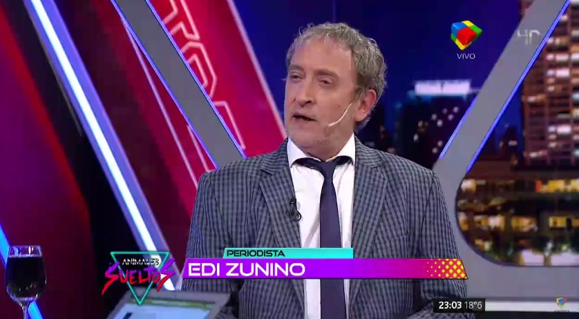 AHORA > Edi Zunino mano a mano con <a href="/fantinofantino/">Alejandro Fantino</a> en <a href="/animalesoficial/">Animales Sueltos</a> 

En vivo: americatv.com.ar/vivo.html