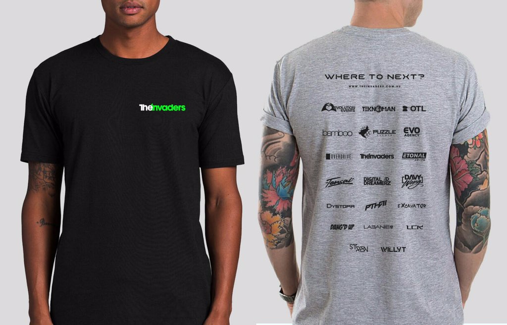theinvadersfam's tweet photo. Introducing The 'Crew' shirt! Thank you to all that helped with the name! https://t.co/droBlR3Gq0