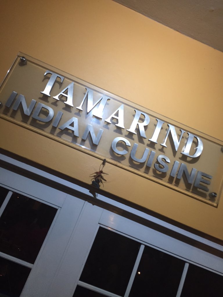 QuitePerry's tweet photo. Dinner stop - YASSSSS! Hello #Tamarind @Jamaica_YP #RWBloggerBus #RW2015 https://t.co/0R6LiCbSwB